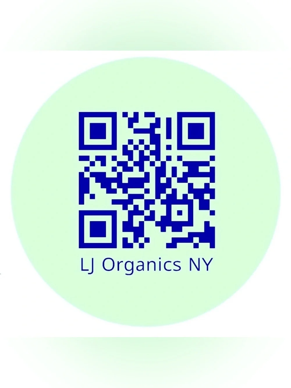 50 CUSTOM STICKERS - 2” ROUND - WITH YOUR QR CODE & CLOSET NAME - MINT GREEN